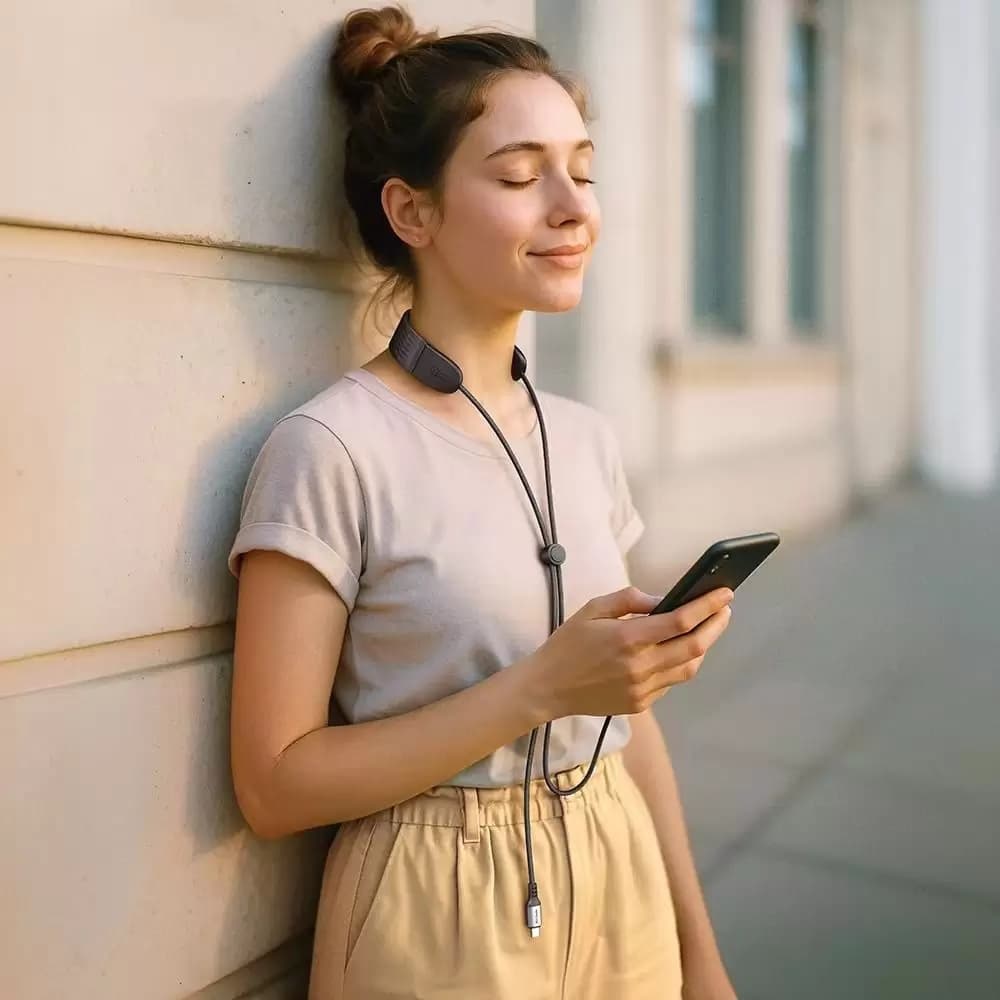 Telefon Kullanırken Boyun ve Bel Sağlığınızı Korumak İçin Yeni Bir Çözüm! Masaj Yapan Şarj Kablosu